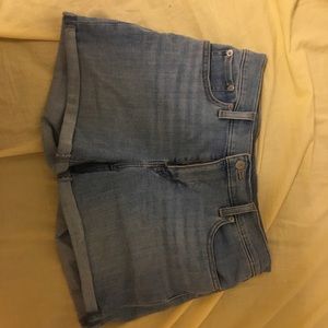 Levi jean shorts mid length shorts